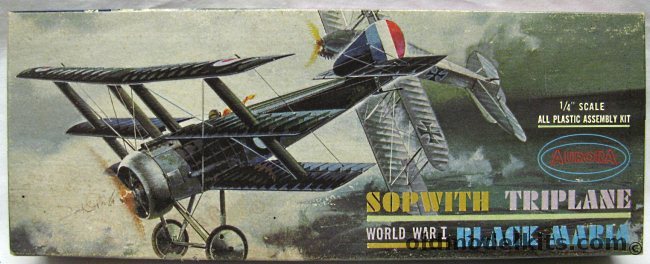 Aurora 1/48 Sopwith Triplane Black Maria, 100-79 plastic model kit